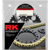 RK Chain and Sprocket Kit - OEM Replacement - Natural - Kawasaki ZX-6R '07-'18 2068-070EX